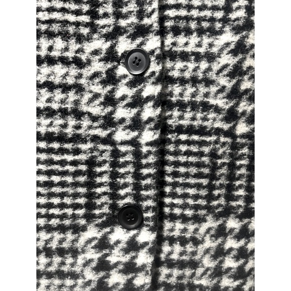 Nanette Lepore Wool Blend Houndstooth Coat, Size Medium (8-10) - Picture 4 of 8
